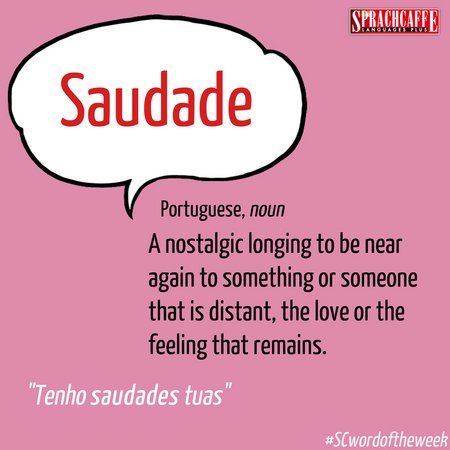 Saudade - Portuguese