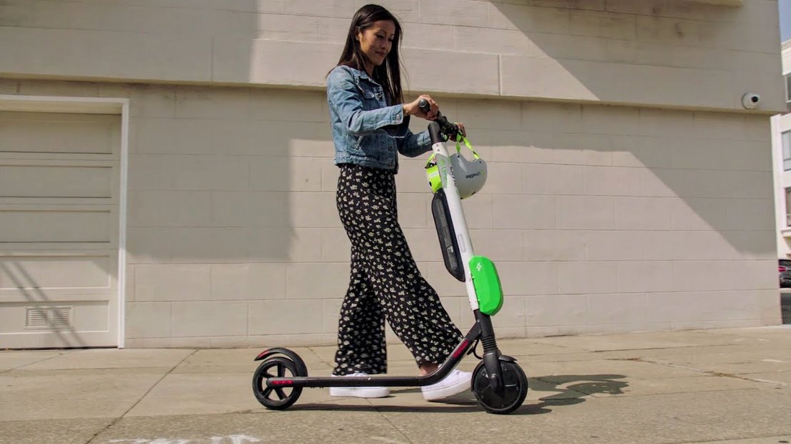 How to Park a Lime-S Electric Scooter