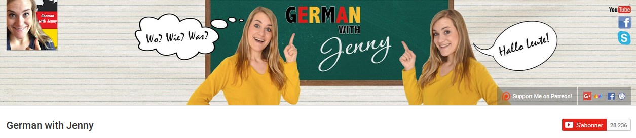 Youtube - German with Jenny