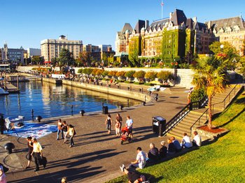 Year abroad Victoria Victoria City Waterfront Promenade