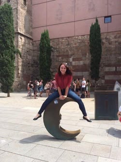 Katarina en séjour jeune à Barcelona Katarina en séjour jeune à Barcelona