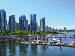 Visão panorâmica de Vancouver