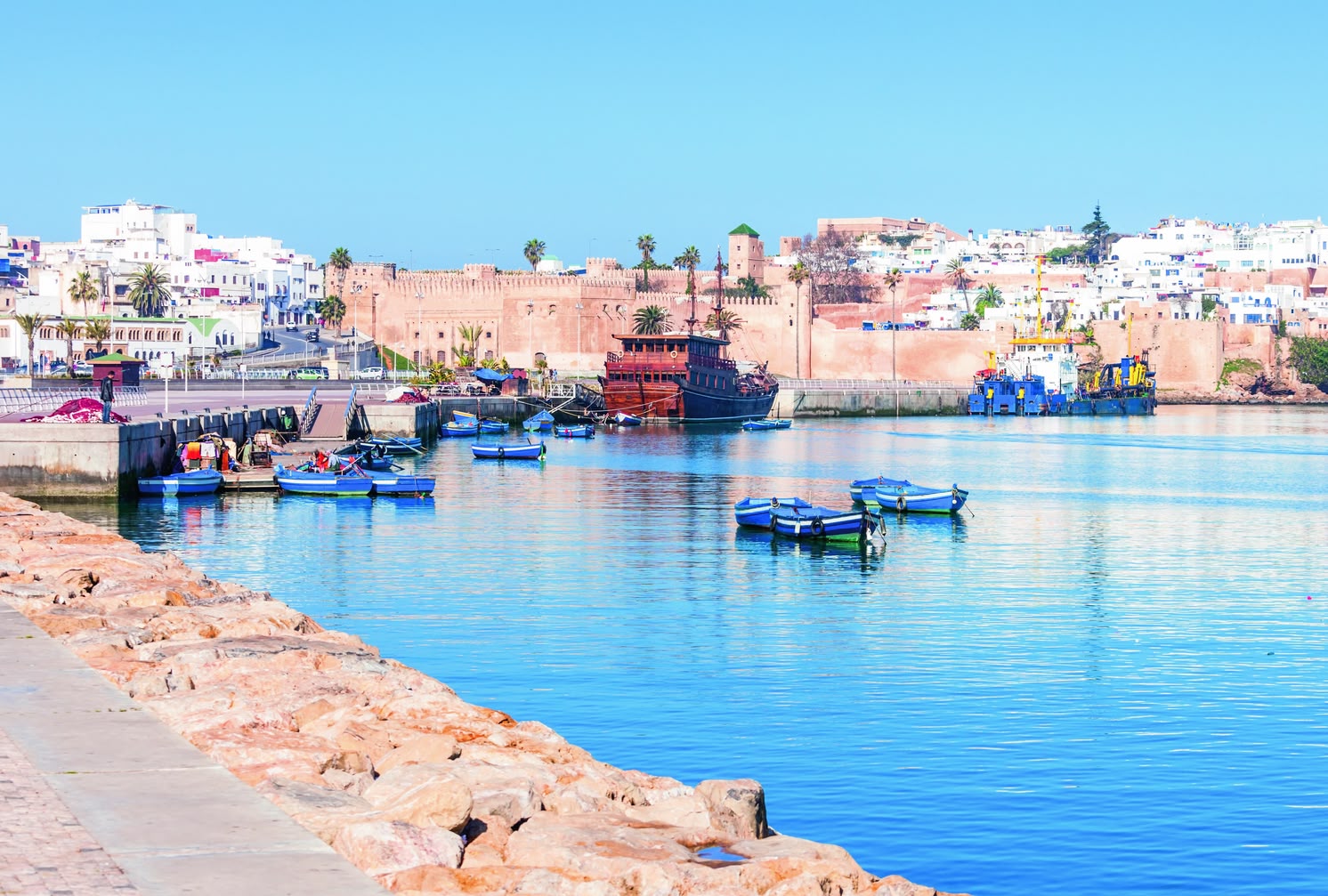 Port w Rabacie, Maroko