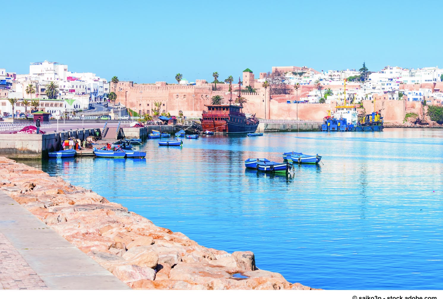 Port w Rabacie, Maroko
