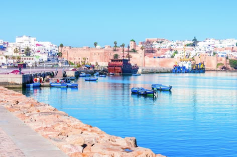 Port w Rabacie, Maroko