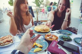 Repas espagnol à Barcelone