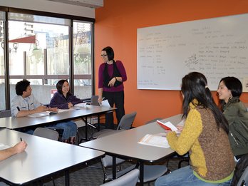 Salle de cours d'anglais à Calgary