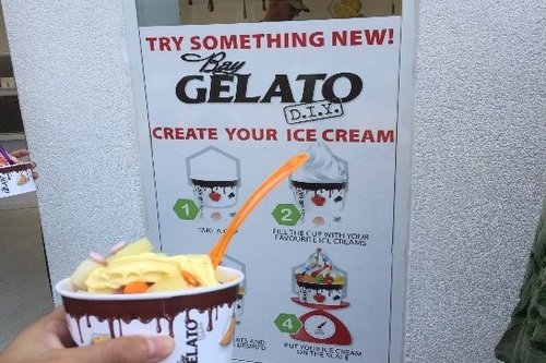 マルタ留学ブログ　アイス