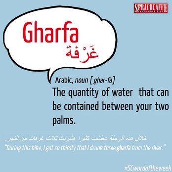 Arabic - "Gharfa"