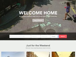 人気旅行サイト　エアーBNB