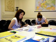 sprachcaffe italian language school florence students learning