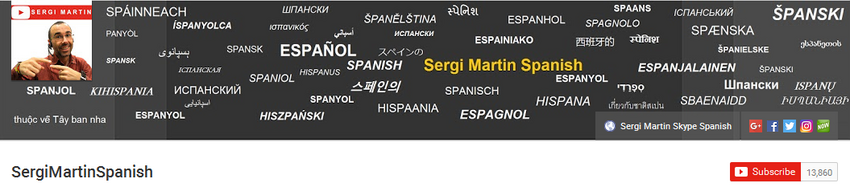 SergiMartinSpanish - Youtube