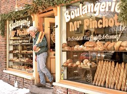 Padaria francesa tradicional em Montreal