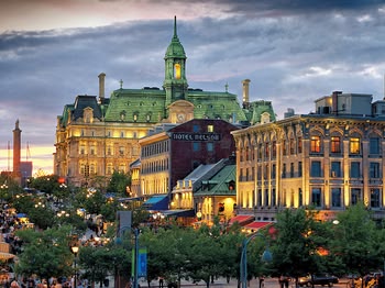 Year Abroad Montréal Montréal City at dusk