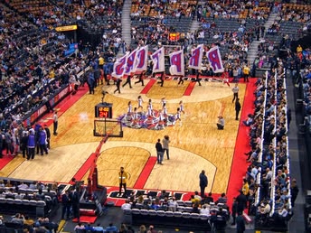 Jogo de Basquete do Toronto Raptors