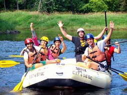 Rafting w Kanadzie, czas wolny po nauce w szkole