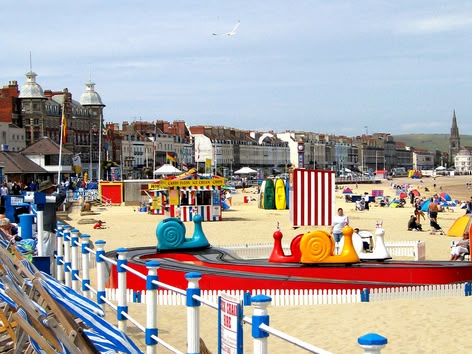 Am Strand von Weymouth