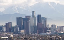Vue de Los Angeles - Côte Ouest des Etats-Unis
