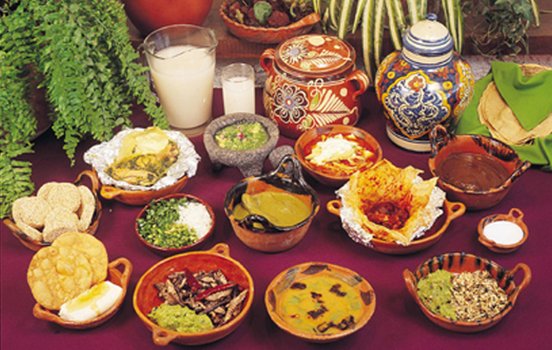Typical Mexican dishes