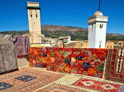 Typische Teppiche aus Rabat
