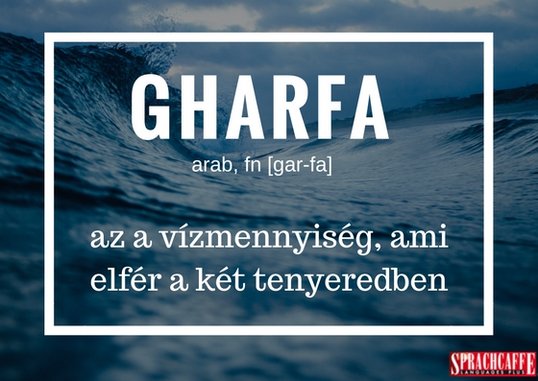 Arab: gharfa