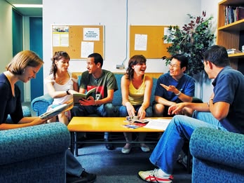 Espace détente à lécole de langues d'Ottawa - Canada