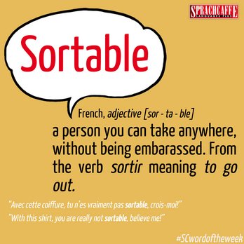 French - "Sortable"