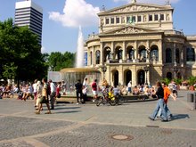 Place de l'Opéra - séjour à Francfort