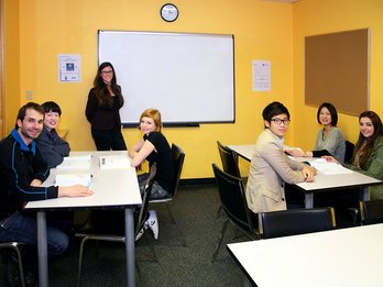 Salle de cours d'anglais à Victoria - Canada