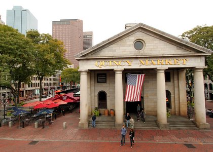 Visiter Boston et le quincy market