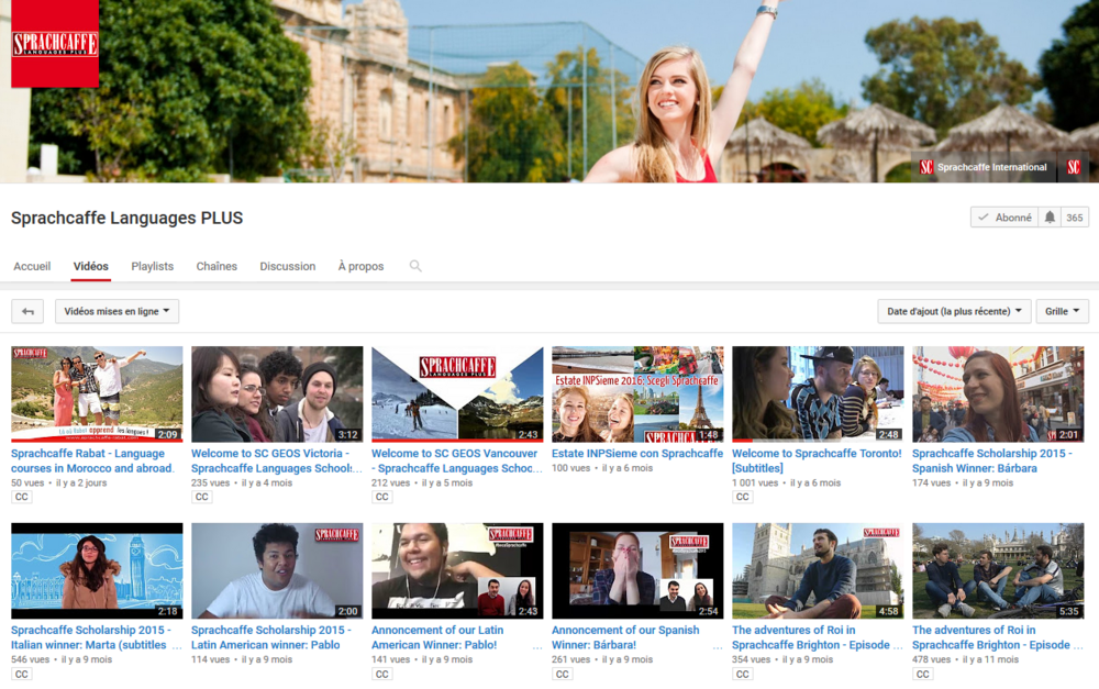 Sprachcaffe Languages Plus - Visit our Youtube channel!
