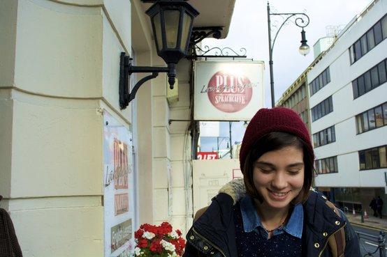 Etudiante en cours d'anglais à Brighton