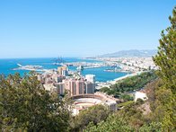 Vue panoramique de Málaga - Espagne