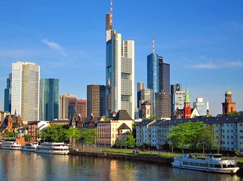 Skyline in Frankfurt