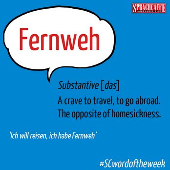Word 1 - Fernweh (German)