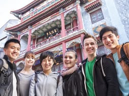 Gruppe Sprachschüler 