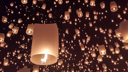 The festival of Light en Thailande The festival of Light en Thailande