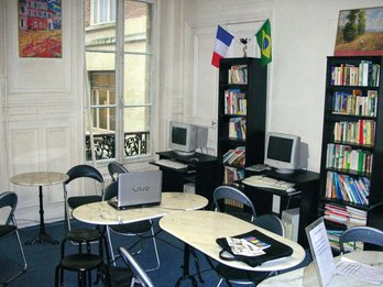Sale lekcyjne w naszej szkole francuskiego w Paryżu.