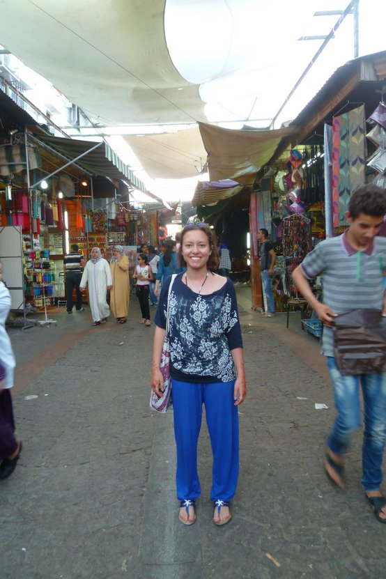 Dans un souk, en séjour à Rabat