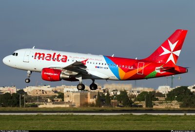 Samolot AirMalta na Okęciu, Warszawa 2015