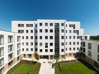 Interior courtyard of the residence