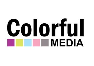 Logo wydawnictwa Colorful media - partner merytoryczny poradnika "Jak szybko nauczyć się języka obcego"