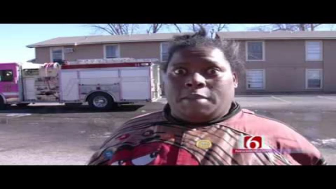 Woman Gives Funny Interview After A Fire!