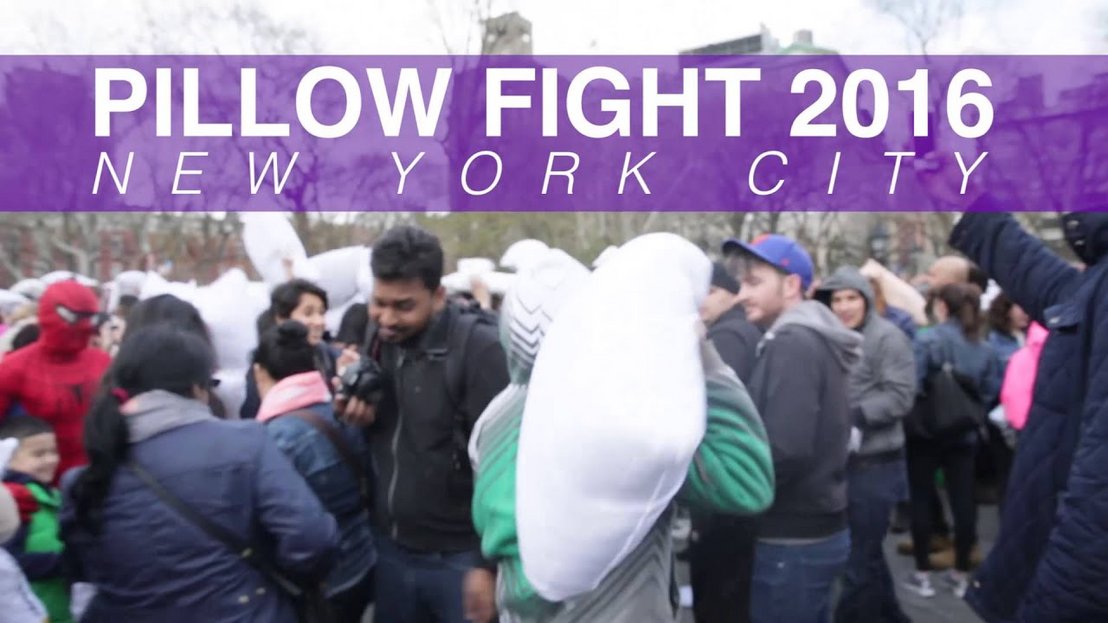 PILLOW FIGHT 2016 | NEW YORK CITY