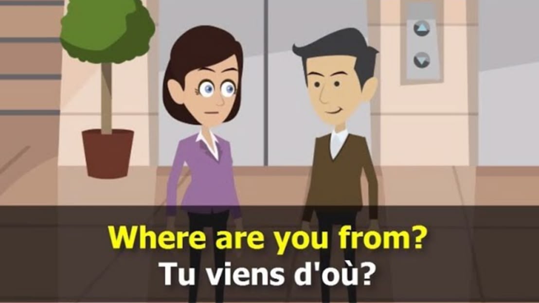 apprendre l'anglais  conversation - leçon 1