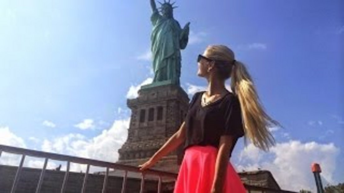 NEW YORK - Statue Of Liberty, Manhattan, Empire State Building