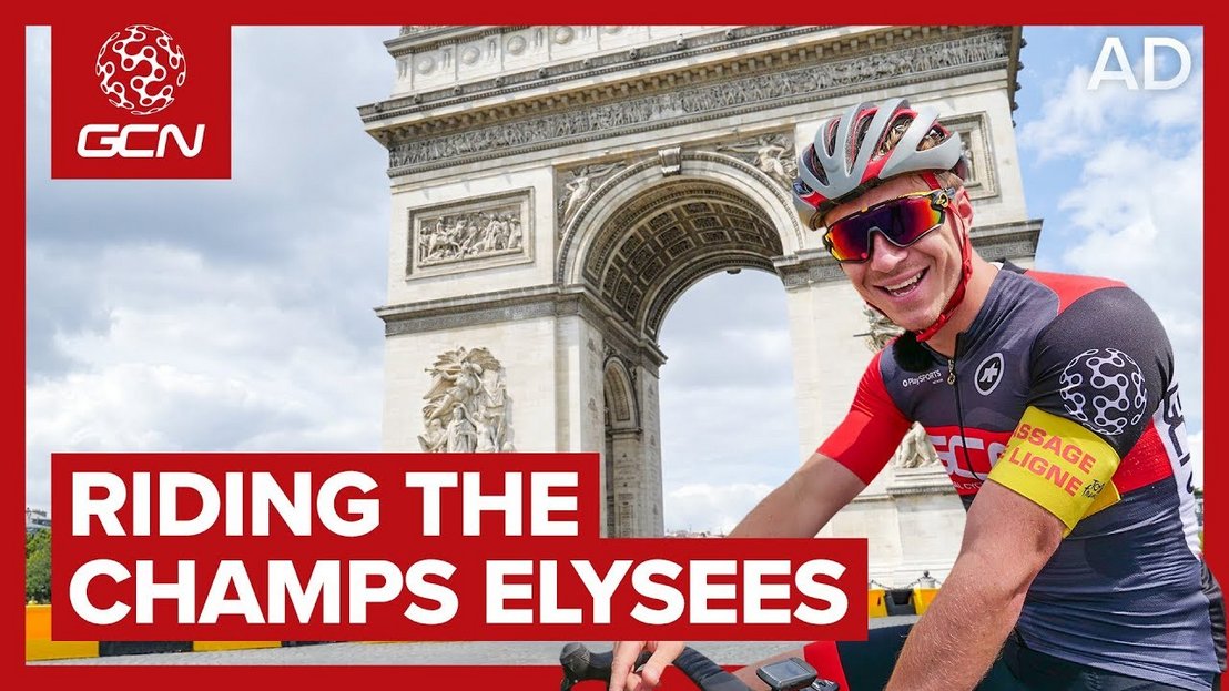 James Lives Every Cyclist's Dream: Riding The Champs-Élysées