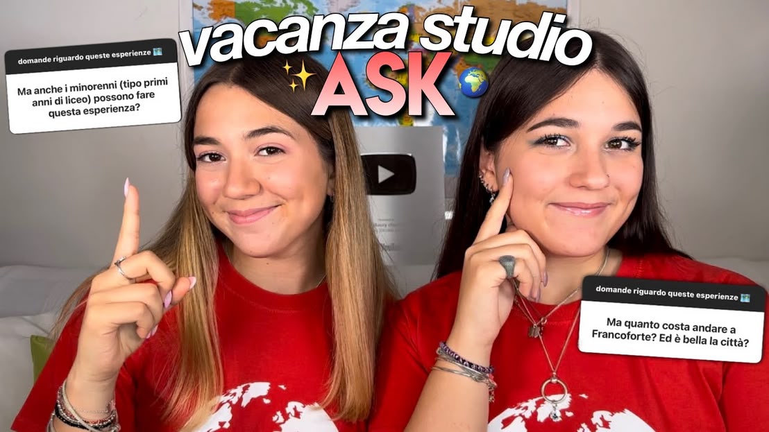 RISPONDIAMO ALLE DOMANDE SULLE VACANZE STUDIO ASK💖🌍// la nostra esperienza a Francoforte