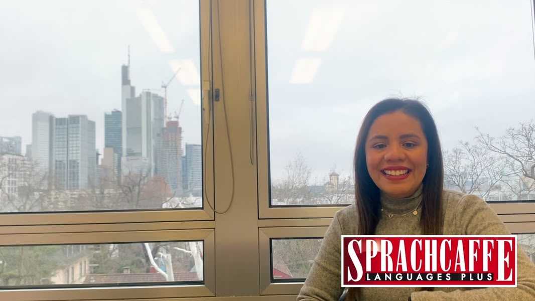 Entrevista con nuestra estudiante Virginia en Sprachcaffe Frankfurt