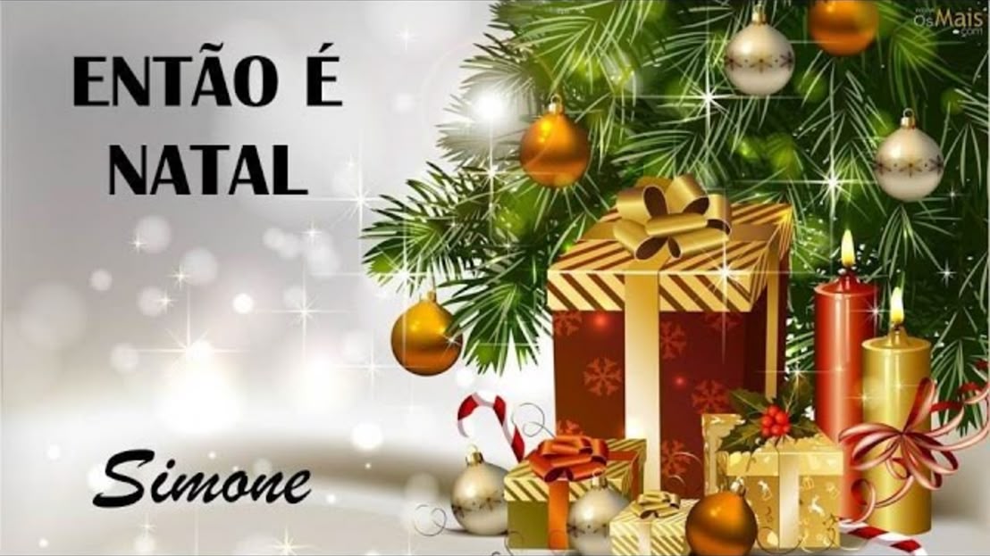 Então É Natal   Simone  (legendado) HD
